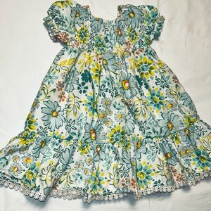Joie floral dress with lining sz 4T EUC smoke free home
